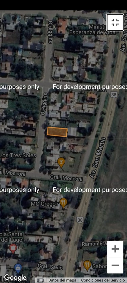 TERRENO EN VENTA EN SANTA MARIA DE PUNILLA CON EXCELENTE UBICACION. TE79